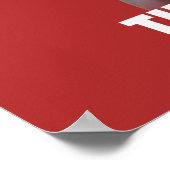 Der Hund, den du Liebe, ist derselbe wie die Kuh,  Poster (Ecke)