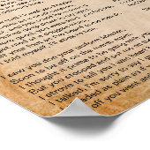 Der Hund eines Soldaten, der ein Kriegsgedicht Ins Poster (Ecke)