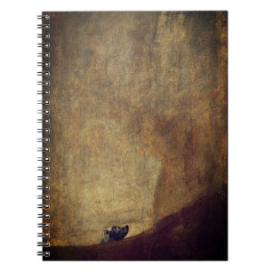 Der Hund (El Perro) - von Francisco Goya Notizblock