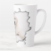 Der Hund entwarf die Latte-Tasse | hohe Tasse (Rechts)