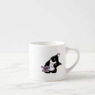 Der Hund hat es Cat gemacht Espressotasse