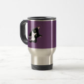 Der Hund hat es Cat gemacht Reisebecher (Vorderseite Links)
