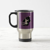 Der Hund hat es Cat gemacht Reisebecher (Links)