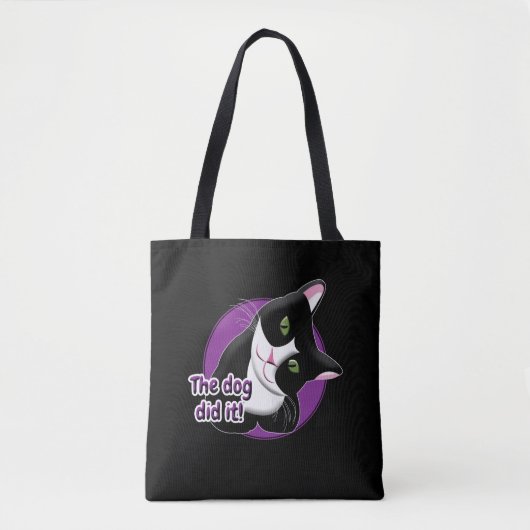 Der Hund hat es getan Tasche (Vorderseite)