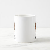 "Der Hund hat was getan?" Cartoon Kaffeetasse (Mittel)
