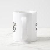 Der Hund III Personalisiert mit Ihrem Namen Jumbo-Tasse (Rückseite)