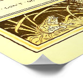 Der Hund in der Walter Krane Poster (Ecke)