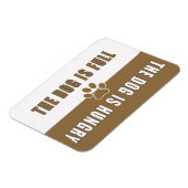 Der Hund ist ein Hungerreger Magnet (Linke Seite)