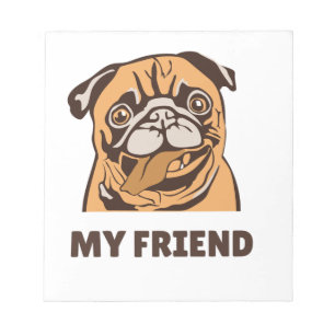 Der Hund ist mein Freund Notizblock
