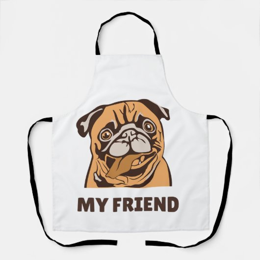 Der Hund ist mein Freund Schürze (Vorderseite)