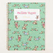 Der Hund-Lebensgrün-Planer mit Namen Planer (Vorderseite)