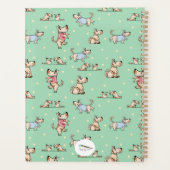 Der Hund-Lebensgrün-Planer mit Namen Planer (Rückseite)