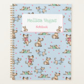 Der Hund Life Blue Planner mit Namen Planer (Vorderseite)