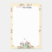 Der Hund Life Funny Boss Post-it Klebezettel (Vorderseite)