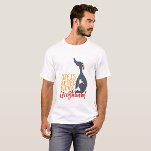 Der Hund Lover ist besser mit einem Windhund T-Shirt