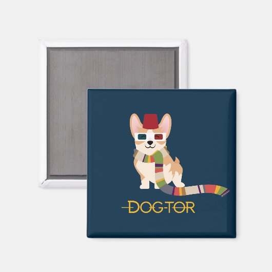 Der Hund Magnet (Vorderseite/Rückseite)