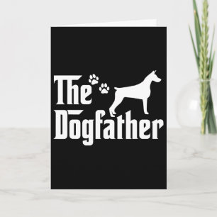 Der Hund-Pate Tee Vatertag Geschenk Vater - Hunde Karte