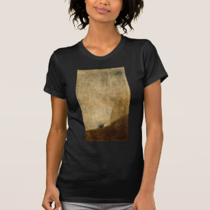Der Hund (schwarze Malereien) durch Francisco Goya T-Shirt