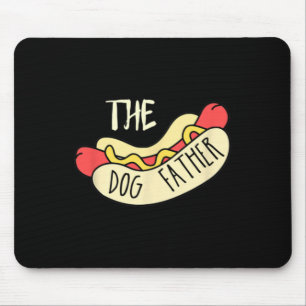 Der Hund Vater Bbq Hot Dog Dad Vatertag Grill  Mousepad