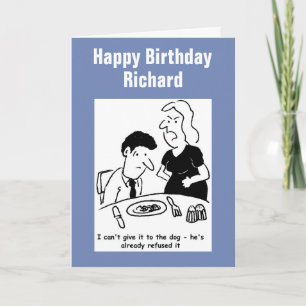 Der Hund verweigerte der Ehefrau bereits das Koche Karte