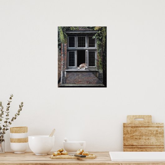 Der Hund von Brügge Poster (Küche)