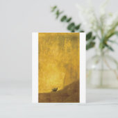 Der Hund von Francisco de Goya Postkarte (Stehend Vorderseite)