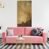 Der Hund von Francisco Goya Leinwanddruck (Insitu (Wohnzimmer))