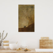 Der Hund von Francisco Goya Poster (Küche)