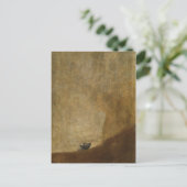 Der Hund von Francisco Goya Postkarte (Stehend Vorderseite)
