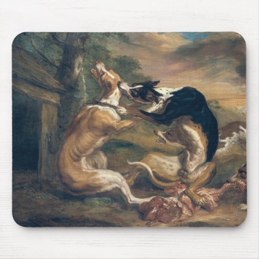 Der Hundekampf, 1678 Mousepad (Vorne)