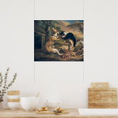 Der Hundekampf 1678 Poster (Küche)