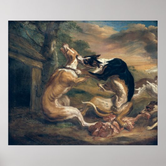 Der Hundekampf 1678 Poster (Vorne)