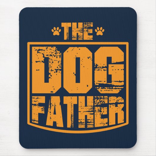 Der Hundevater hat sich grafisch abgetragen Mousepad (Vorne)