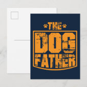 Der Hundevater hat sich grafisch abgetragen Postkarte (Vorne/Hinten)