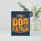 Der Hundevater hat sich grafisch abgetragen Postkarte (Stehend Vorderseite)