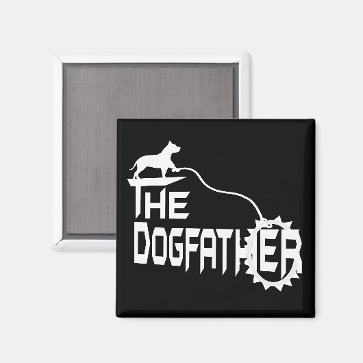 Der Hundevater Magnet (Vorderseite/Rückseite)