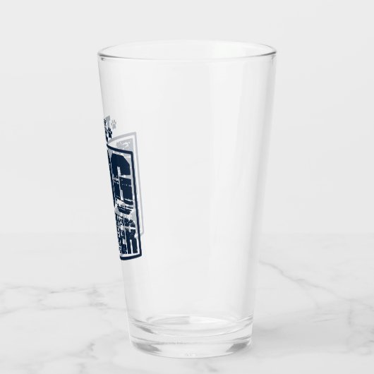 Der Hundevater trug eine Grafik Glas (Links)