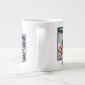 Der Hundevater trug eine Grafik Jumbo-Tasse (Rückseite)