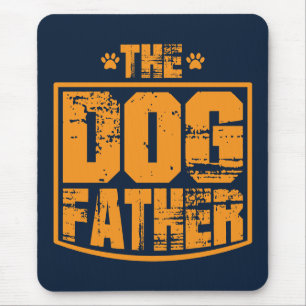 Der Hundevater trug eine Grafik Mousepad