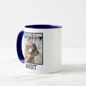 Der Hundevater trug eine Grafik Tasse (Vorderseite Links)