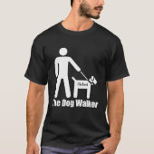 Der Hundewanderer addieren, die den Namen oder T-Shirt (Vorderseite)
