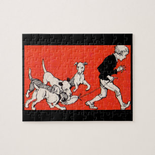 der Hundewanderer Puzzle