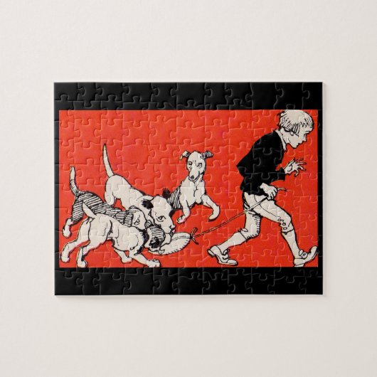 der Hundewanderer Puzzle (Horizontal)