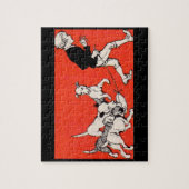 der Hundewanderer Puzzle (Vertikal)