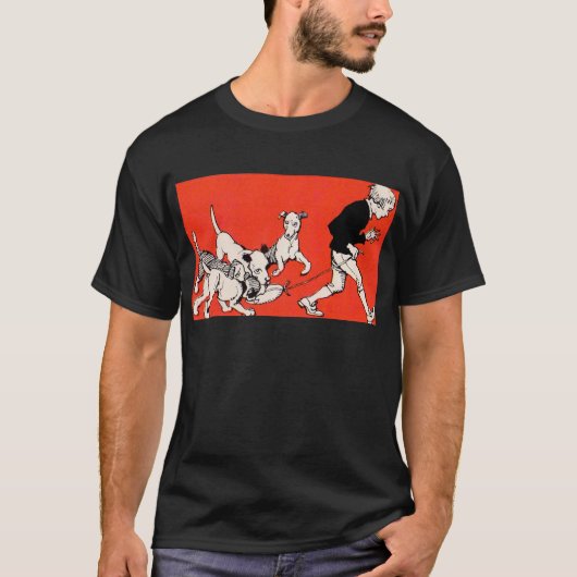 der Hundewanderer T-Shirt (Vorderseite)