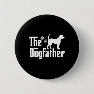 Der Hundvater Tee Vatertag Geschenk Vater Hunde Li Button