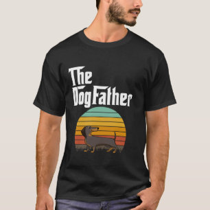 Der HundVater Vintage lustige Dackel Dash Hund Lon T-Shirt