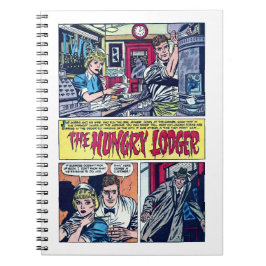 Der Hungry Lodger Vintage Horror-Comicen der 50er Notizblock