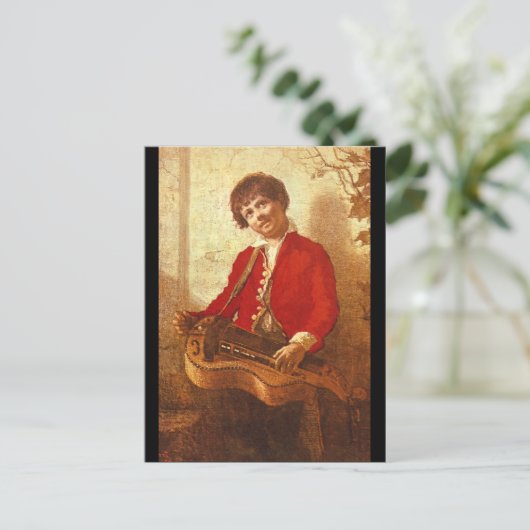 Der Hurdy-Gurdy Boy_Groups und Figures Postkarte (Stehend Vorderseite)
