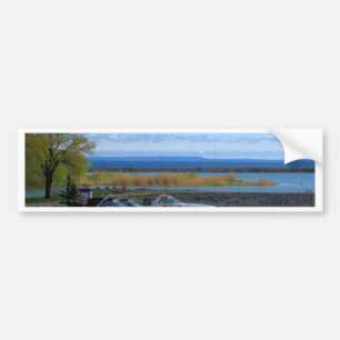 Der Huronsee Collingwood Ontario Autoaufkleber